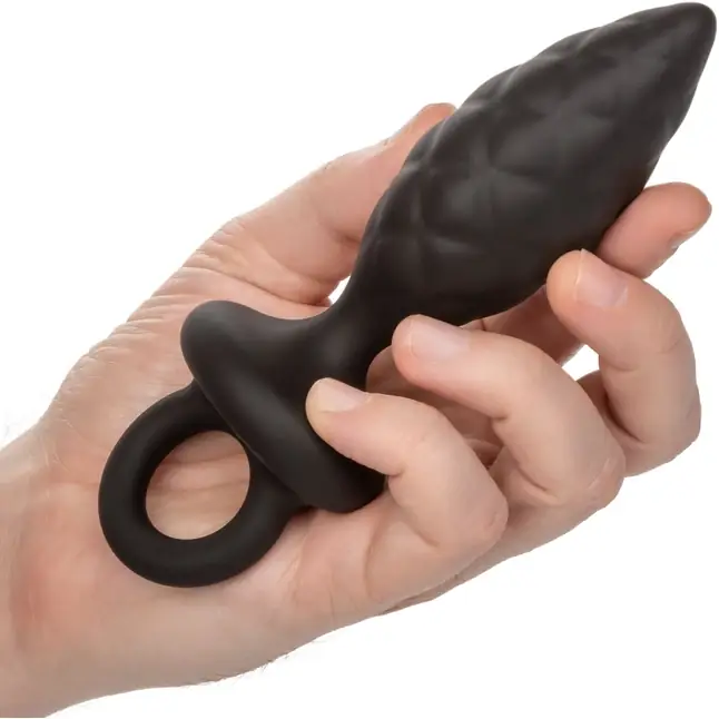 Набор из 3 черных анальных пробок Silicone Anal Probe Kit - Anal Toys. Фотография 3.
