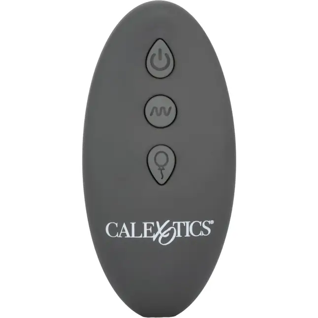 Серый стимулятор простаты Remote Control Inflatable Probe с вибрацией и функцией расширения - 11,5 см - Eclipse. Фотография 7.