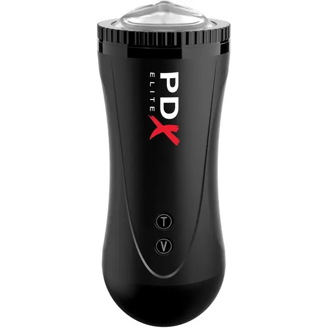 Черный автоматический мастурбатор-ротик Moto Stroker - PDX Elite. Фотография 2.