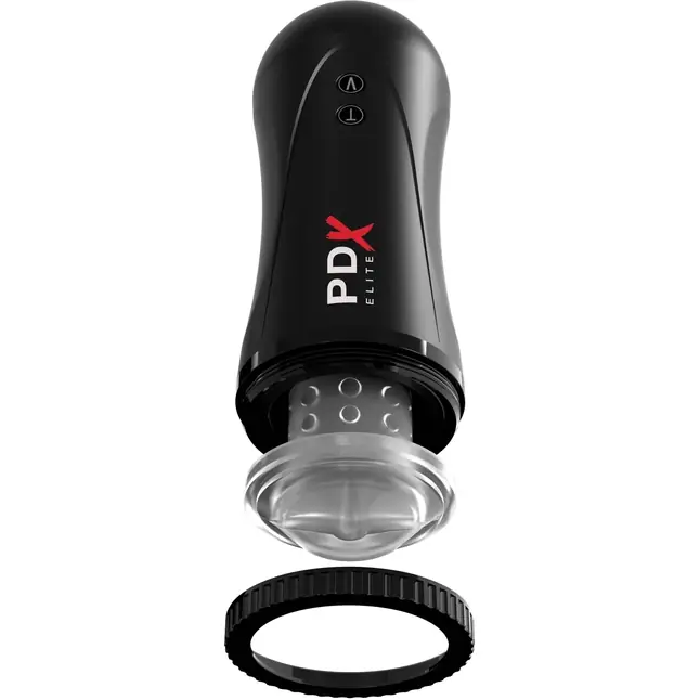 Черный автоматический мастурбатор-ротик Moto Stroker - PDX Elite. Фотография 6.