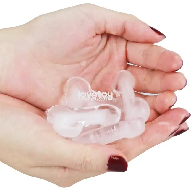 Розовая формочка для льда и шоколада Pecker Chocolate/Ice Tray. Фотография 4.