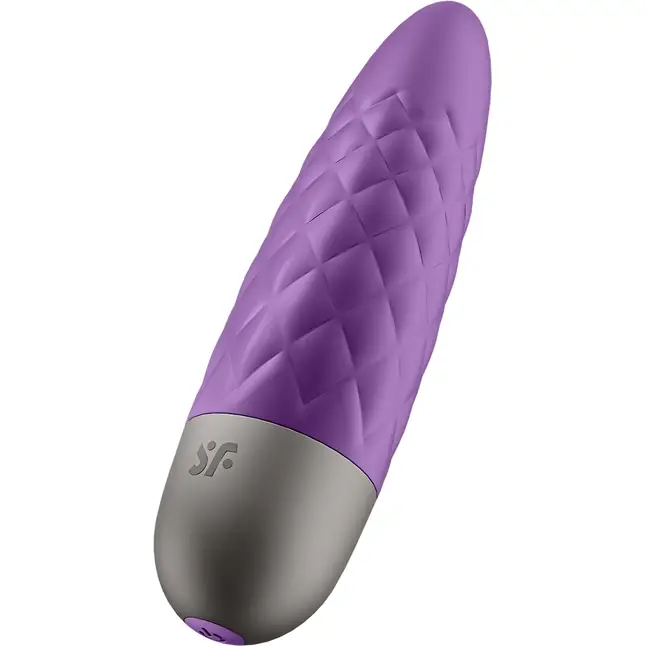 Фиолетовый мини-вибратор Ultra Power Bullet 5. Фотография 4.