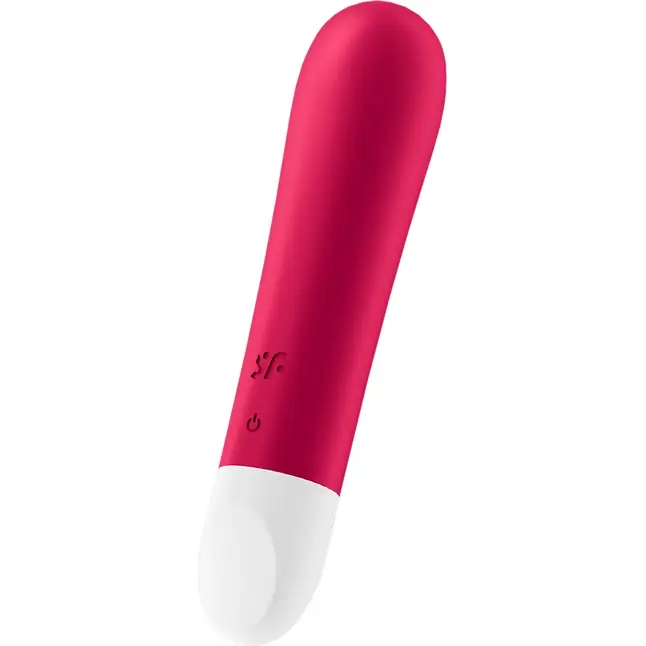 Красный мини-вибратор Ultra Power Bullet 1. Фотография 4.
