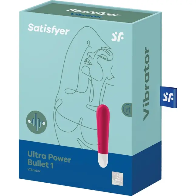 Красный мини-вибратор Ultra Power Bullet 1. Фотография 5.