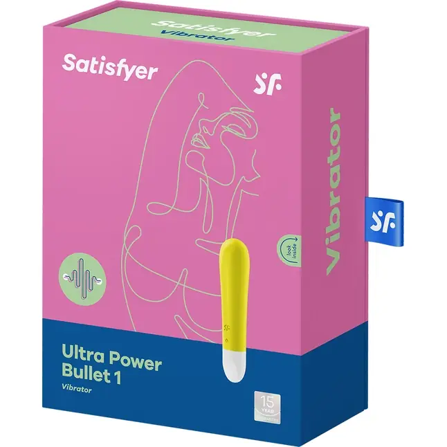 Желтый мини-вибратор Ultra Power Bullet 1. Фотография 5.
