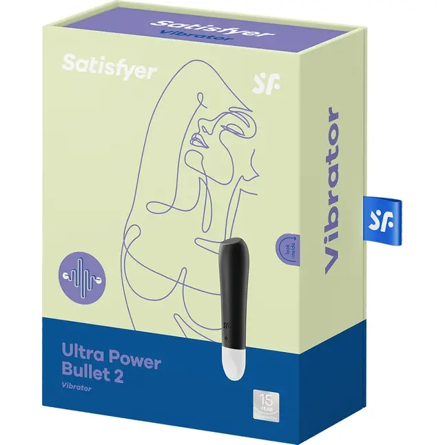 Черный мини-вибратор Ultra Power Bullet 2. Фотография 5.