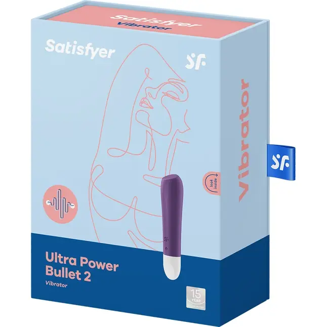 Фиолетовый мини-вибратор Ultra Power Bullet 2. Фотография 5.