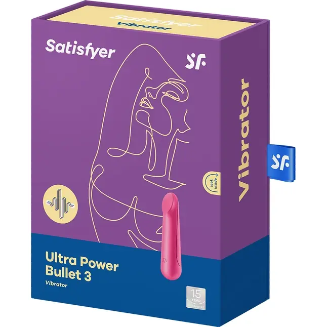 Розовый мини-вибратор Ultra Power Bullet 3. Фотография 5.