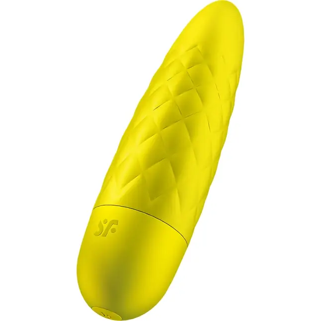 Желтый мини-вибратор Ultra Power Bullet 5. Фотография 4.