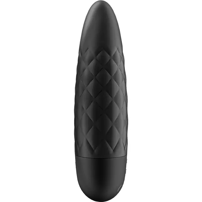 Черный мини-вибратор Ultra Power Bullet 5. Фотография 3.