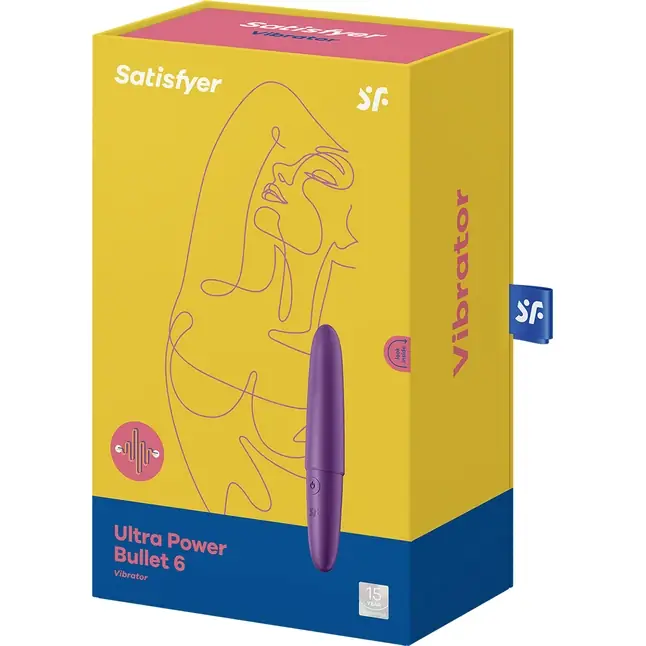Фиолетовый мини-вибратор Ultra Power Bullet 6. Фотография 5.