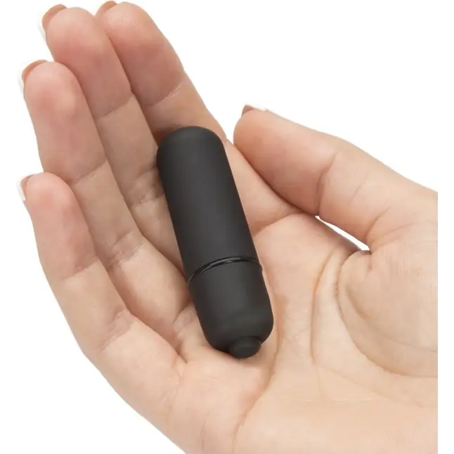 Черная вибропуля X-Basic Bullet Mini One Speed - 5,9 см. Фотография 2.