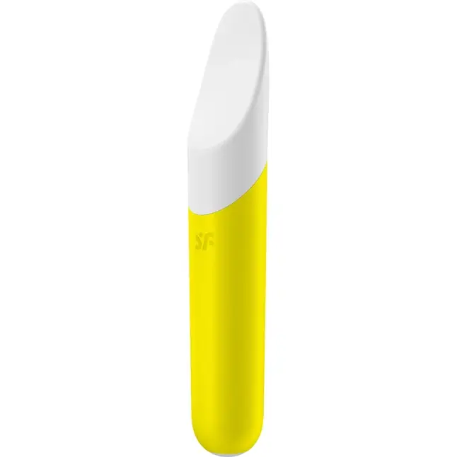 Желтый мини-вибратор Ultra Power Bullet 7