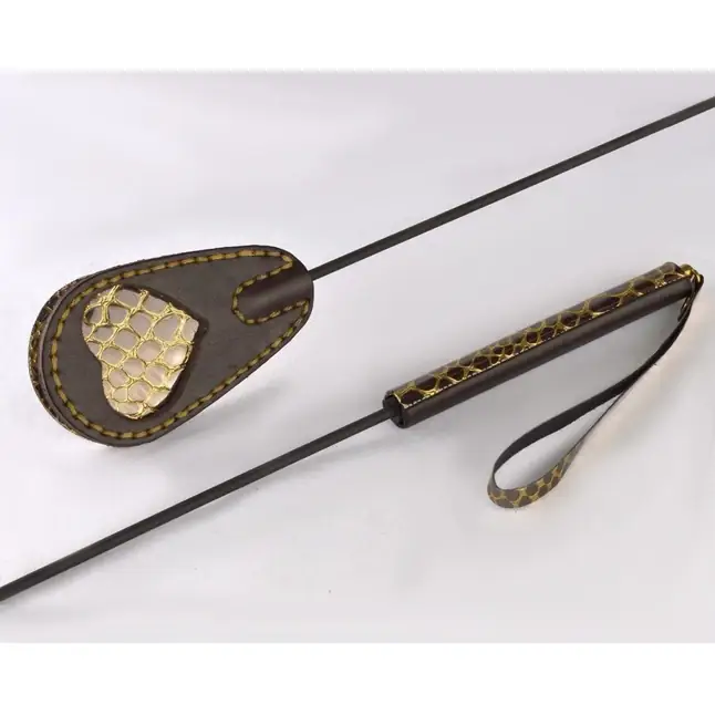 Коричневый стек Рептилия - 65 см - BDSM accessories. Фотография 3.