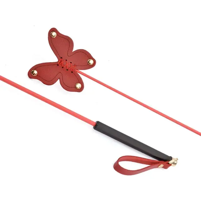 Красный стек Бабочка - 56 см - BDSM accessories