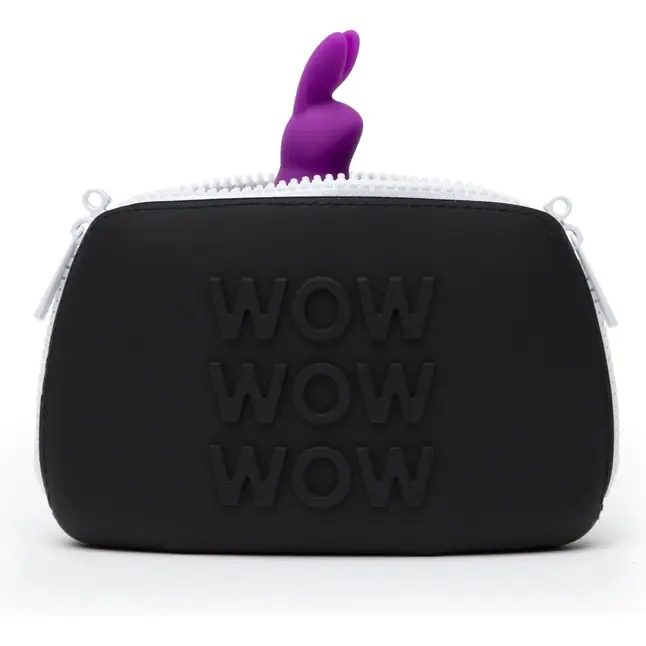 Фиолетовое эрекционное виброкольцо Happy Rabbit Cock Ring Kit. Фотография 5.