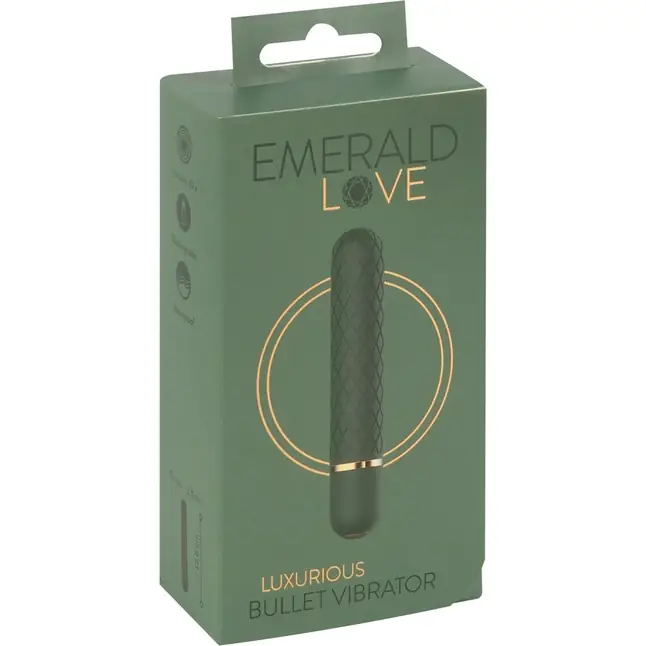 Зеленый мини-вибратор Luxurious Bullet Vibrator - 12,6 см - You2Toys. Фотография 7.