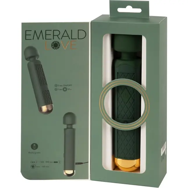 Зеленый wand-вибромассажер Luxurious Wand Massager - 22,2 см - You2Toys. Фотография 10.
