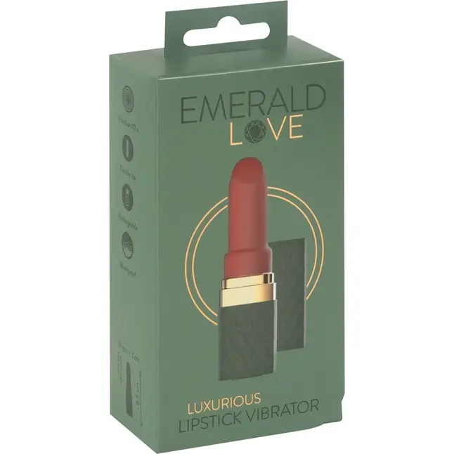 Зеленый вибратор-помада Luxurious Lipstick Vibrator - You2Toys. Фотография 8.