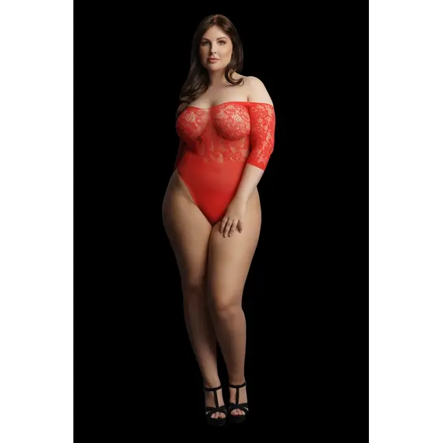 Эффектное боди Presents Rhinestone Off Shoulder Body - Le Desir. Фотография 2.