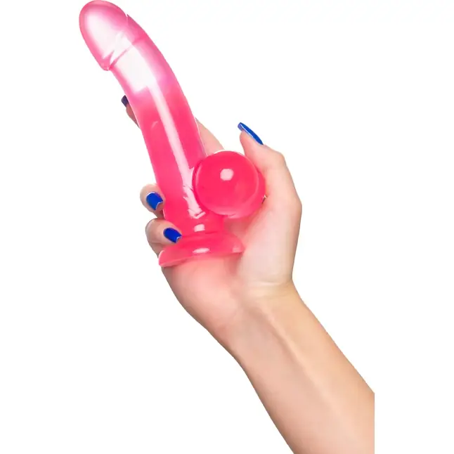 Розовый реалистичный фаллоимитатор Fush - 18 см. Фотография 3.