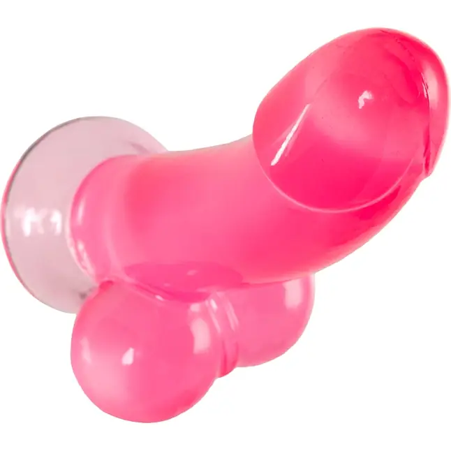 Розовый реалистичный фаллоимитатор Fush - 18 см. Фотография 6.