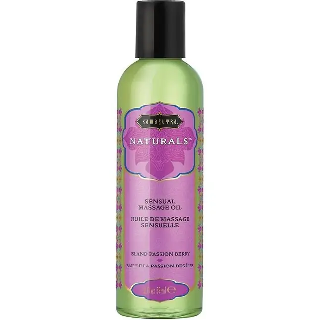 Массажное масло Naturals Island Passion Berry с ароматом тропических фруктов - 59 мл