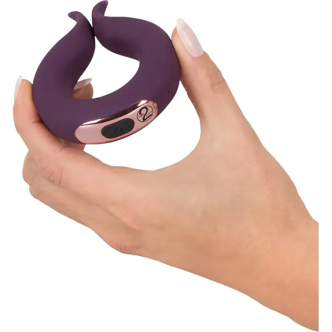 Вибратор для пар Two Motors Couple’s Ring в форме кольца - You2Toys. Фотография 3.
