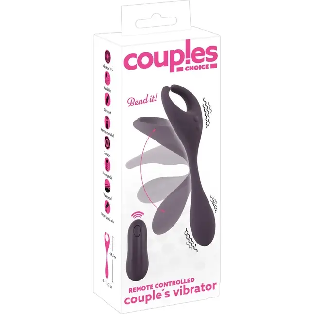 Фиолетовый универсальный вибратор Remote Controlled Couples Vibrator - You2Toys. Фотография 12.