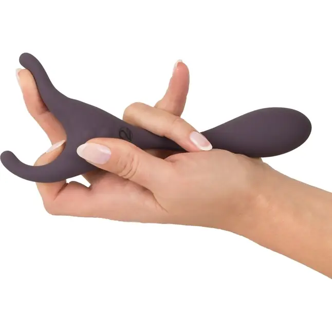 Фиолетовый универсальный вибратор Remote Controlled Couples Vibrator - You2Toys. Фотография 5.