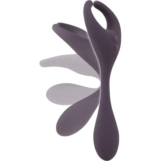 Фиолетовый универсальный вибратор Remote Controlled Couples Vibrator - You2Toys. Фотография 6.