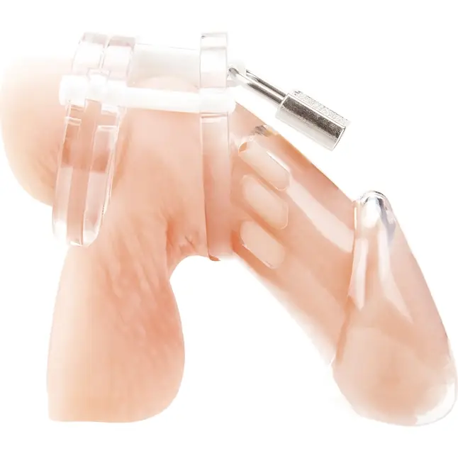 Прозрачная клетка целомудрия Acrylic See-thru Chastity Cage. Фотография 3.