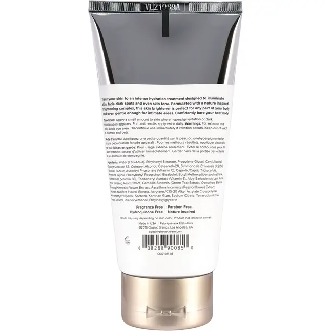 Отбеливающий и увлажняющий кожу крем COOCHY Oh So Illuminating Skin Brightener - 100 мл. Фотография 2.