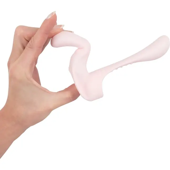 Розовый универсальный вибратор для пар Couples Vibrator - You2Toys. Фотография 5.