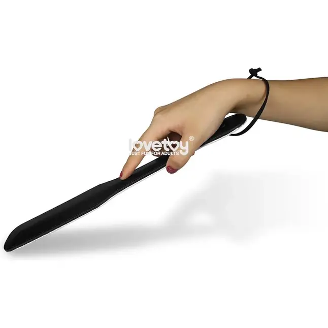 Двусторонняя гладкая шлепалка Struggle My Spanker - 32 см. Фотография 2.