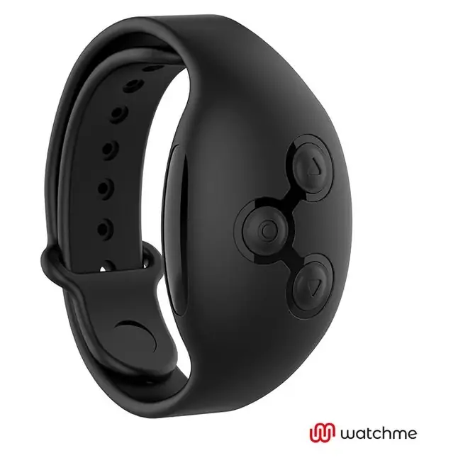 Черная вибровкладка в трусики с пультом-часами Anne s Desire Vibro Panty Wireless Watchme. Фотография 9.
