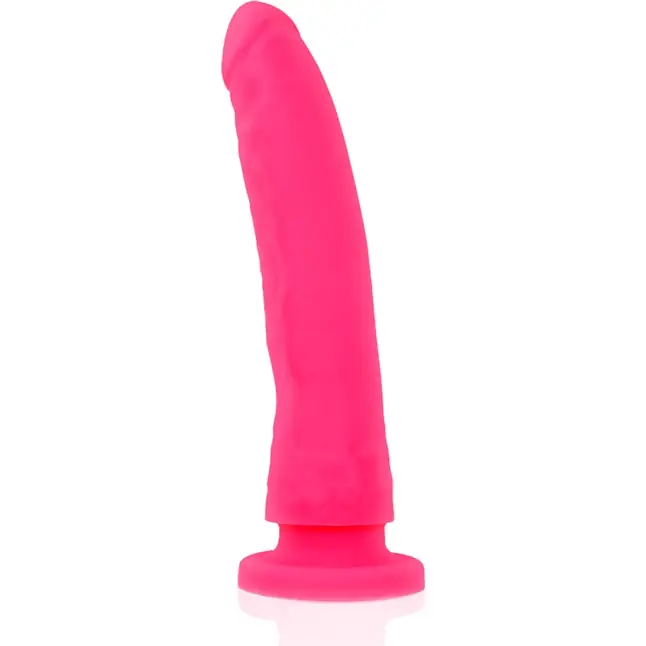 Розовый фаллоимитатор из силикона Delta Сlub Toys Dong Pink Silicone - 20 см. Фотография 2.
