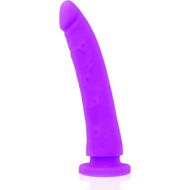 Фиолетовый фаллоимитатор из силикона Delta Сlub Toys Dong Purple Silicone - 20 см
