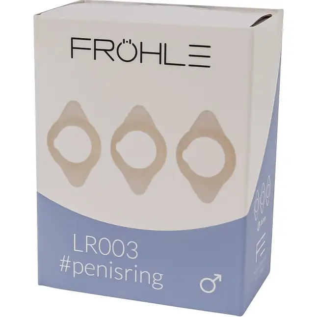 Набор из 3 больших вытянутых эрекционных колец Love Rings. Фотография 3.