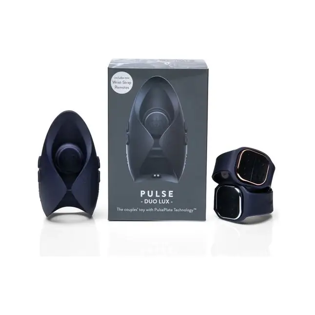 Инновационный мастурбатор PULSE Duo Lux с 2 пультами-часами. Фотография 2.