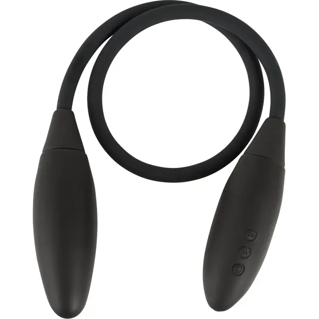 Черный двойной вибростимулятор Double Vibrator - You2Toys. Фотография 4.
