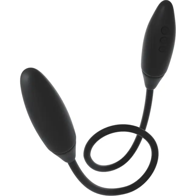 Черный двойной вибростимулятор Double Vibrator - You2Toys
