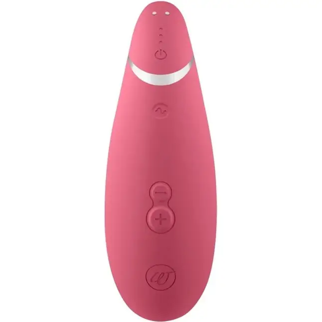 Розовый клиторальный стимулятор Womanizer Premium 2. Фотография 4.