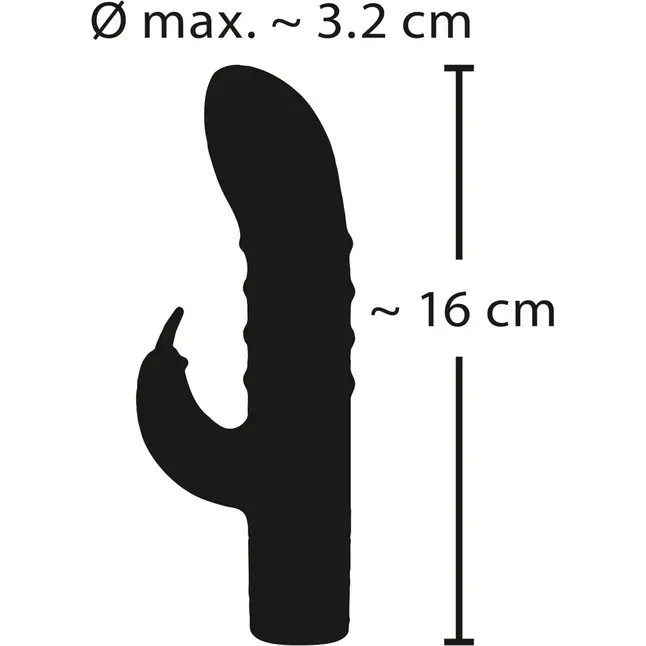Фиолетовый вибратор-кролик с ребрышками Rabbit Vibe - 16 см - You2Toys. Фотография 7.