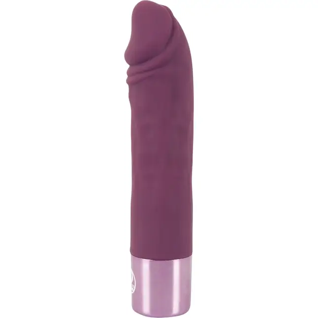 Фиолетовый вибратор-реалистик Realistic Vibe - 14,3 см - You2Toys. Фотография 4.