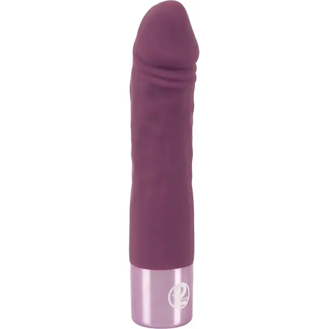 Фиолетовый вибратор-реалистик Realistic Vibe - 14,3 см - You2Toys