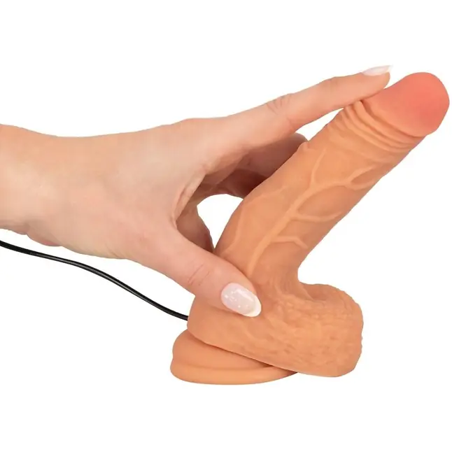 Телесный вибратор-реалистик Real Thing Small - 18,6 см - You2Toys. Фотография 3.