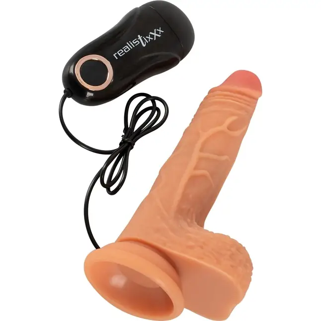 Телесный вибратор-реалистик Real Thing Small - 18,6 см - You2Toys. Фотография 6.