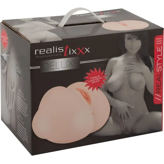 Мастурбатор-полуторс Real Style III с 2 рабочими отверстиями - You2Toys. Фотография 5.