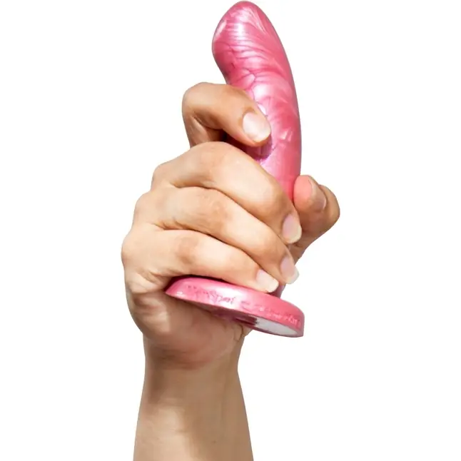 Розовый фаллоимитатор Golden Rose Dildo Small - 13,5 см. Фотография 2.